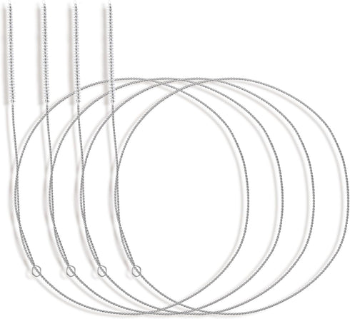 4 Pcs Tube Cleaning Brush 1/6 Inch Diameter Cleaning Brushes 39 Inches Long Feeding Tube Brushes Nylon Bristles Cleaning Brush for Straw Tube Hose...