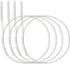 4 Pcs Tube Cleaning Brush 1/6 Inch Diameter Cleaning Brushes 39 Inches Long Feeding Tube Brushes Nylon Bristles Cleaning Brush for Straw Tube Hose...