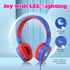 Kids Headphones for School, 2024 Upgrade USB Type C Kids Headphone with Microphone, Wired Boys Girls Headphones with Safe Limiter 85dB/95dB, Folda...