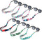 Flutesan 6 Pieces Floating Sunglasses Strap Hawaiian Float Neoprene Eyewear Retainer Summer Glasses Strap Sport Glasses Holder for Men Women...