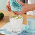2 Pack Cylinder Ice Cube Mold Ice Trays, Silicone Ice Bucket, Portable Ice Cube Maker, Press-Type Easy-Release Ice Cup (Blue)...