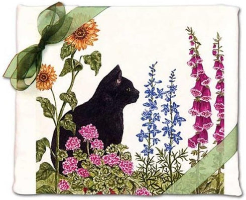 Alice's Cottage AC3414 Black Cat Flour Sack Towel (Set of 2)...