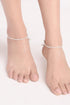 Efulgenz Silver Tone Indian Jewelry Anklets for Women Indian Bollywood Boho Anklets Ankle Bracelet Payal Anklet Set Foot Jewelry...