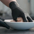ForPro Professional Collection Disposable Nitrile Gloves, Chemical Resistant, Powder-Free, Latex-Free, Non-Sterile, Food Safe, 4 Mil, Black, Mediu...