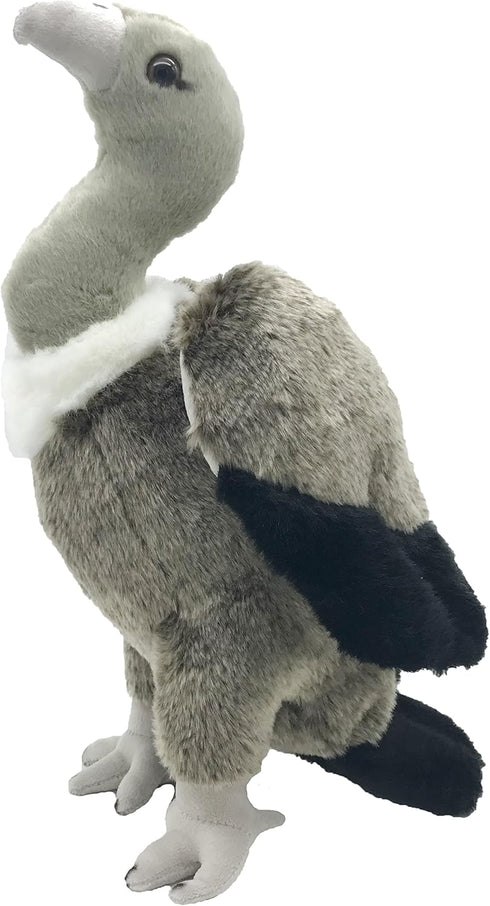 Cute Life Like Vulture Stuffed Animal Plush Toy Simulation Cinereous Vulture Doll Children Birthday Gift 14in...