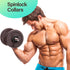 6 Pcs 25mm Spinlock Collars, Dumbbell Hex Nut Anti-Slip Dumbbell Rod Nut 1 Inch Standard Barbell Screw Collar Dumbbell Screw Collar for Dumbell We...