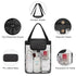 Travel Toiletry Bag, Clear Hanging Toiletry Bag for Women Men, Waterproof Travel Bag for Toiletries, Transparent Makeup Bag Cosmetic Organizer, Po...