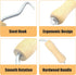 Rebar Twister with Wooden Handle Concrete Iron Wire Tie Twister Tool Hand Steel Tie Tool for Fence Twisting, 3 Pack...