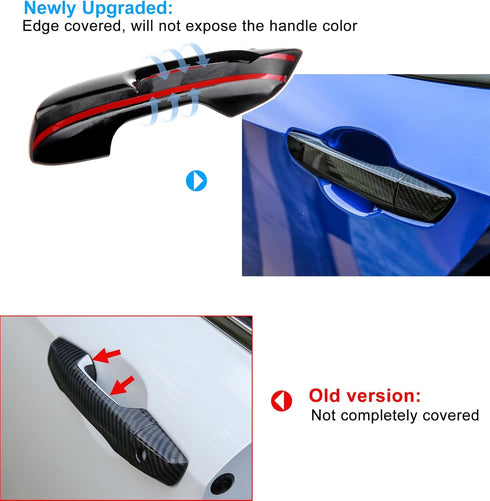 Thenice for 10th Gen Civic Accessories Door Handle Cover Exterior Decoration Compatible with Honda Civic 2021 2020 2019 2018 2017 2016 with Smart ...