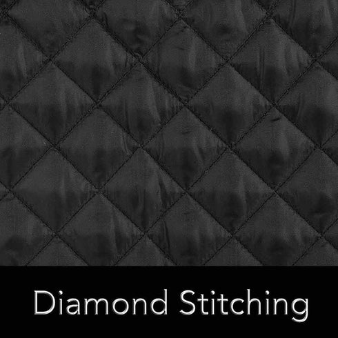 Bread Maker Cover, Cotton Quilted Diamond Stitching Bakeware Protector,Kitchen Toaster Appliance Dust Cover, Machine Washable(Black, 17"x11"x15")...