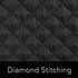 Bread Maker Cover, Cotton Quilted Diamond Stitching Bakeware Protector,Kitchen Toaster Appliance Dust Cover, Machine Washable(Black, 17"x11"x15")...