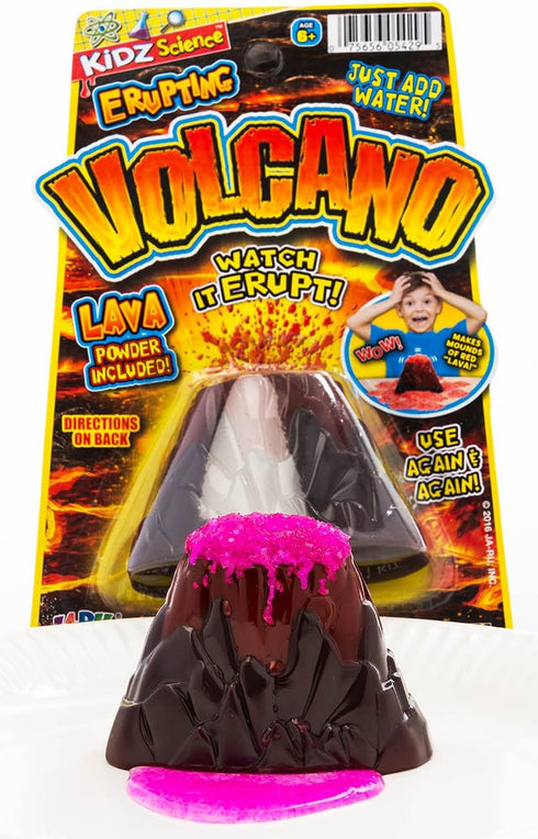 Small Erupting Volcano Science Kit (6 Volcano Toy) Science Experiments for Kids 6-8. Preschool Educational Lab Learning STEM Toys & Homeschool Sup...