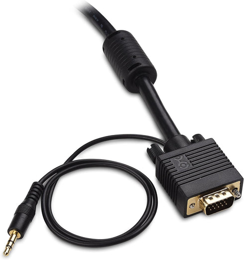Cable Matters VGA Cable with Audio (SVGA Monitor Cable with 3.5mm Stereo Audio) 10 Feet...