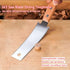 Mini Hand Saw Woodworking Tools,6 Inch Double Edges Flexible Flush Cut Saw,TPI 17/11 SK5 Blade Small Pull Saw for Craft, Flat Cutting Trim Saw (Ha...