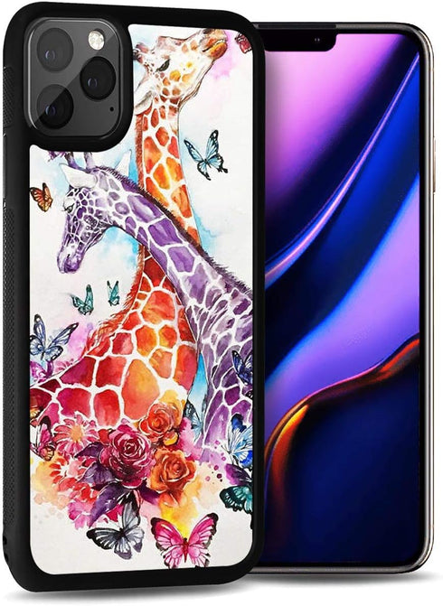 for iPhone 11, Durable Protective Soft Back Case Phone Cover, HOT12437 Giraffe...