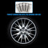 5 PCS Car Hub Screws Kit, M12 x 1.5 Steel Lug Bolt Deep Thread Replacement Parts 90942-02049, 1.9"/49mm Long Wheel Studs Knurl, Compatible with To...