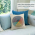 Wheel of Emotions Feelings Velvet Throw Pillow Covers Cozy Square Pillowcases Home Decor for Bed Couch Sofa Therapy Office Living Room Cushion Cov...
