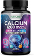 Calcium 1200mg with Vitamin D3 for Best Absorption - Advanced Bone Support Supplement, 1200 mg Calcium Carbonate & 1600 IU Vitamin D3, Slow Releas...