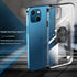 Compatible with iPhone 13 Case 6.1 inch with Ring Holder Kickstand Clear Soft Silicone Flexible Shockproof TPU Cover Transparent Protective Phone ...