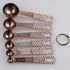 Smithcraft Measuring Spoons Set, Copper Measuring Spoons Set, Stainless Steel Measuring Spoons, Copper Plated Measuring Spoons, 6 Measurer Spoons ...