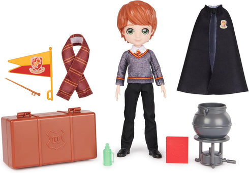 Wizarding World Harry Potter, 8-inch Ron Weasley Doll 12-Piece Back to Hogwarts Gift Set with Doll Accessories, Kids Toys for Ages 6 and up...
