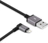 Moshi USB to Lightning Cable 90 Degree 1M, MFI-Certified, HandyStrap Included, Black...