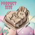 Crethinkaty Easter Bunny Mini Cake Pan Pie Mold, 5.5 Inch Cake Tin with Non Stick Coating Baking Molds Bakeware Tray for Christmas Cake Chocolate ...