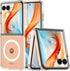 Fin2feel Magnetic Case for Motorola Razr Plus 2024 Case/Moto Razr+ 2024 Case, Motorola Razr 50 Ultra Case, Compatible with MagSafe, Transparent Ha...