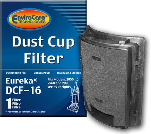 EnviroCare Replacement Dust Cup Filter Designed to Fit Eureka Style DCF 16 Filter...