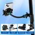 Clip Phone Holder for Desk,Table,Desktop Baffle,Flat Surface,Strong Pipe,Pole,Music Stand,with 360°Adjustable Gooseneck Arm Cell Phone Clamp Mount...