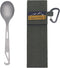 Titanium Camping Utensil Set, Titanium(Ti) Spork, Spoon Fork & Bottle Opener Combo Camping Cutlery...