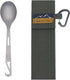 Titanium Camping Utensil Set, Titanium(Ti) Spork, Spoon Fork & Bottle Opener Combo Camping Cutlery...
