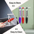 7Pack Kitchen Tongs,7 Inch Small Silicone Tongs with Stainless Steel Silicon Handles and Nylon Tips,Heat Resistant Non-Stick Cooking Tongs,Mini Lo...
