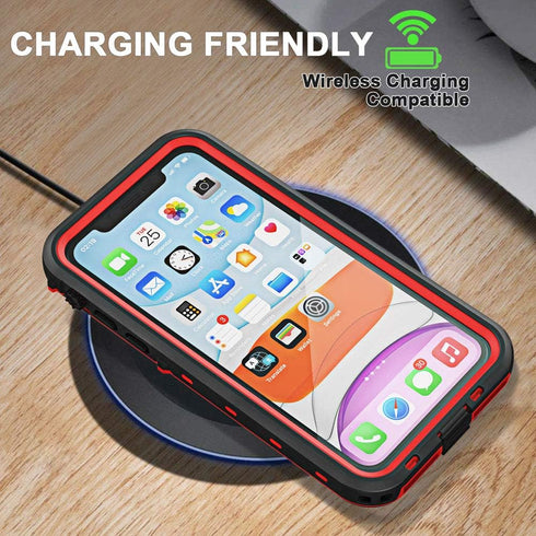for iPhone 11 Waterproof Case with Screen Protector Full Body Protector Shockproof Dustproof Dirtproof Heavy Duty IP68 Waterproof Case for iPhone ...