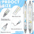 24 Pcs Baby Shower Ballpoint Pens Favors Bulk Retractable Ballpoint Pen Black Ink with Baby Shower Gifts for Guests School Supply(Blue Elephant)...