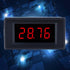 Mini Digital DC Voltmeter, 79x43x24 mm 4 Digit Voltage Tester Meter with Red LED Display Panel for Measure Various Battery Voltages(DC 500mV/1V/2V...