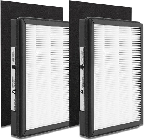 2-Pack IAF-H-100A True Idylis A Replacement Filter, Compatible with FAP-C01-A, Idylis Air Purifiers AC-2119, IAP-10-100, IAP-10-150, IAPC-40-140, ...
