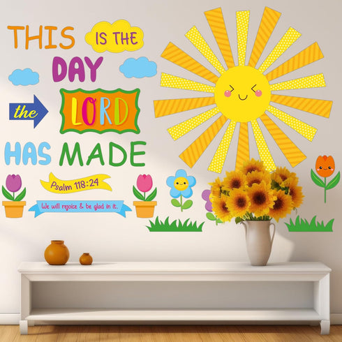 150 Pcs Religious Classroom Bulletin Board Sets Sunday School Lord Bulletin Board Inspired Christian Bulletin Board Set Spring Bulletin Board Cuto...