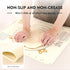 Ourokhome Silicone Baking Mat with Dough Cutter, 20'' X 16" Extra Thick Kneading Rolling mat with Measurement and Conversion Chart for Pastry, Pas...