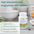 High Absorption Chelated Iron Bisglycinate 20mg with Vitamin C, Non Constipating Gentle Iron, 180 Tablets, Targeted Release, One Daily, Vegan, by ...