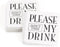 Party Paperboard Coasters, 4-Inch, My Drink, 25-Count...