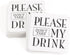 Party Paperboard Coasters, 4-Inch, My Drink, 25-Count...