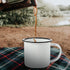 Enamel Cup Enamel Cup Vintage Iron Mugs Tea Mug with Handle Water Coffee Mug Mini Wine Cups Camping Mug Retro Wine Drink Tumbler for Tea Beverage ...