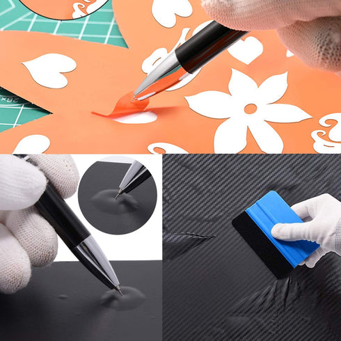 Weeding Tools for Vinyl?2 Pieces Air Release Pen Craft Vinyl Weeding Tools Stainless Steel Point Retractable Air Release Weeding Tools for Craft W...
