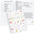 PECULA Recipe Book, 5.6"x 8.2" Recipe Book To Write In Your Own Recipes, Blank Recipe Book, Recipe Notebook, Recipe Journal Hold 170 Recipes...