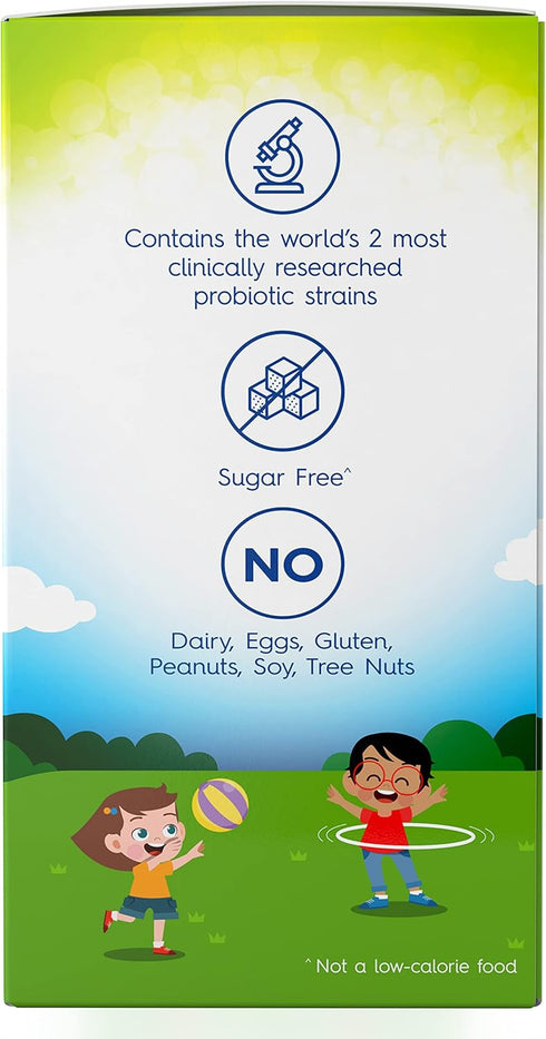 TruBiotics Probiotics for Kids Digestive & Immune Health Support, Sugar-Free Chewable Kids Probiotic to Help Maintain a Healthy Tummy, Natural Str...