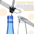 2 Pieces V Rod Bottle Opener and Pour Spout Remover Flat Dog Bone Metal Bar Speed Key Opener Stainless Steel for Bartenders Home Kitchen, Silver...