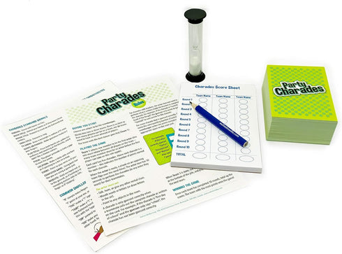 Party Charades Game – contains 550 charades – Great Family Game for 2 or more players ages 10 and up by Outset Media...