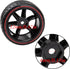 Hard Plastic Wheel Rims & Plastic Tires 12mm Hex Compatible with Traxxas HSP Tamiya Kyosho Himoto 1/10 RC Drift Car (Style 1)...