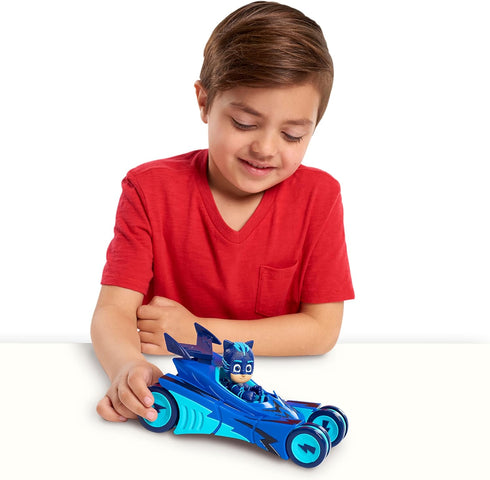 PJ Masks Catboy & Cat-Car, 2-Piece Articulated Action Figure and Vehicle Set, Blue, Kids Toys for Ages 3 Up by Just Play...